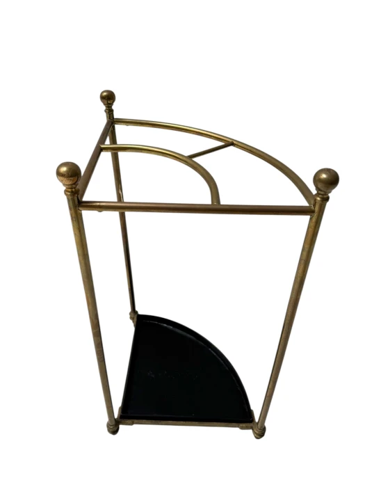 Hollywood Regency Brass Umbrella Stand, 1960s